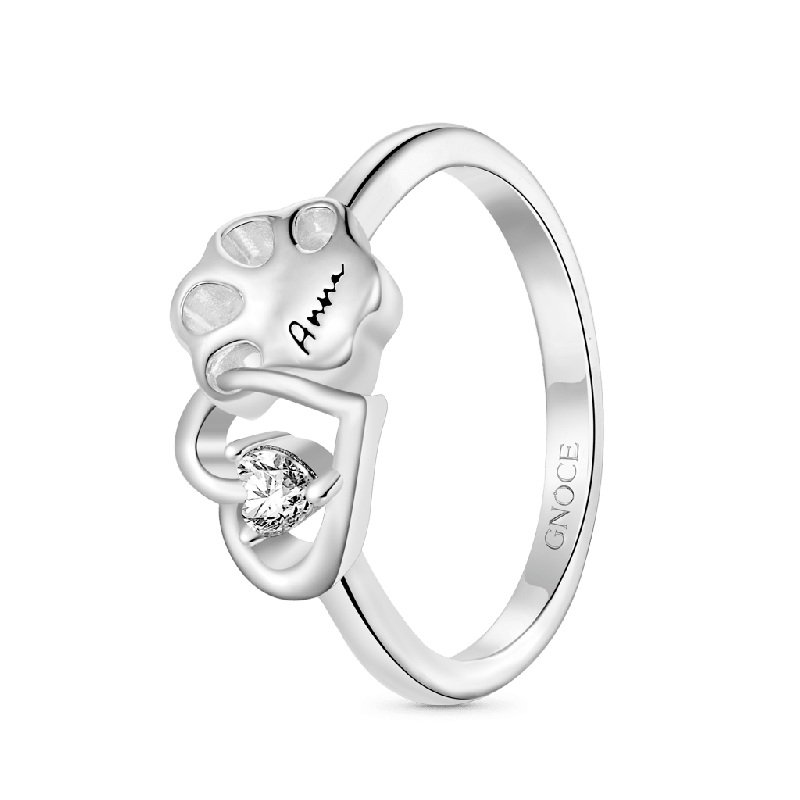 Anillo Grabable Amor Mascota