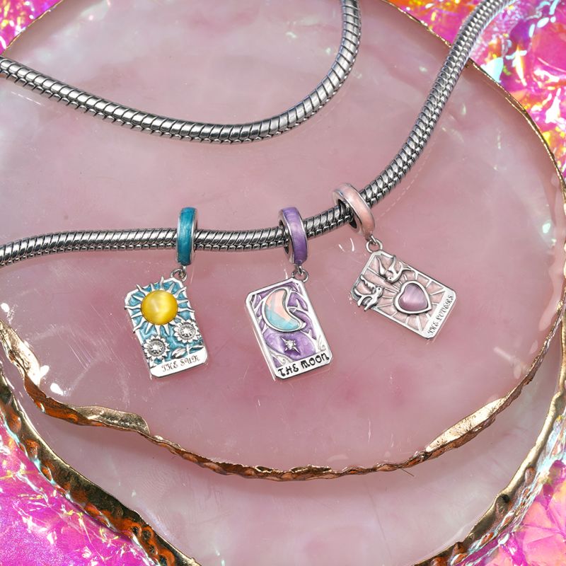 Colgante Carta del Tarot Amantes