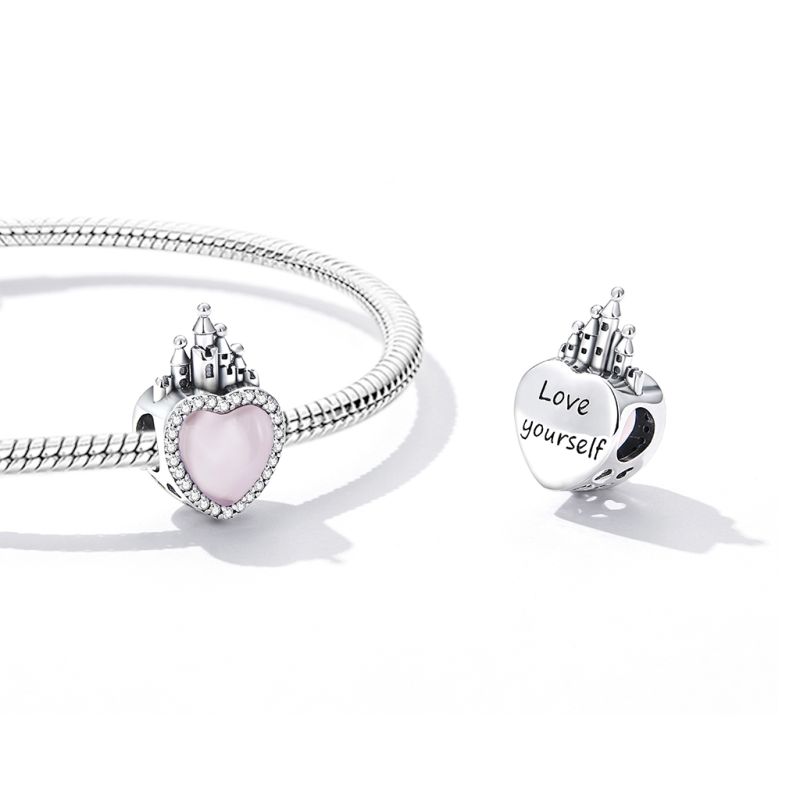 Charm Castillo del Amor Rosa