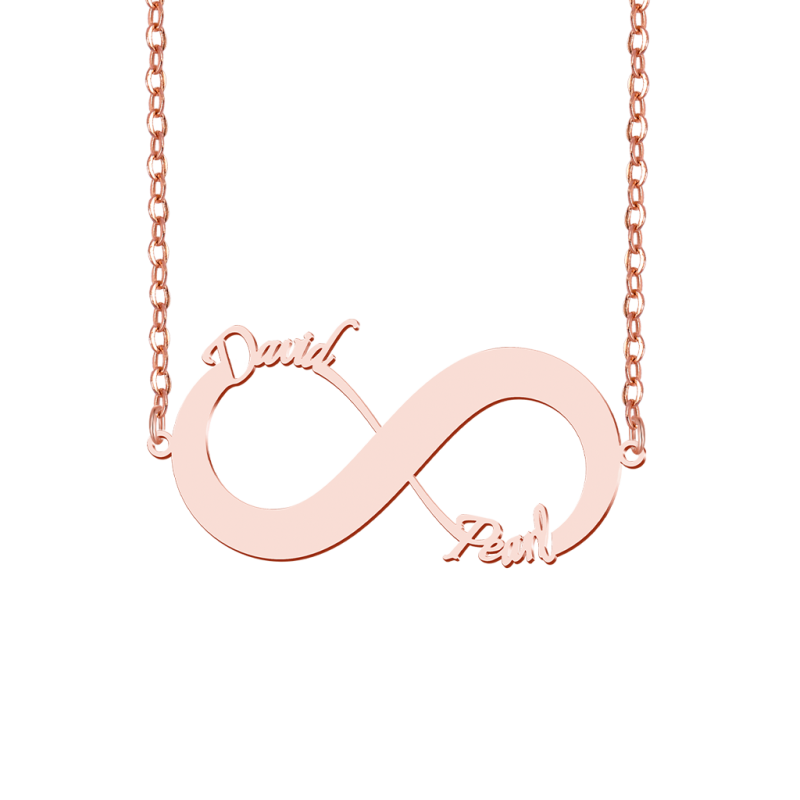 Collar Infinito Nombre Pareja