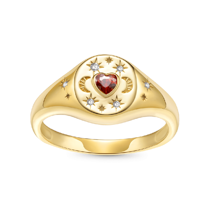 Anillo Corazón Vintage