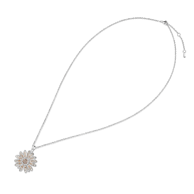 Collar Pavé Flor Margarita