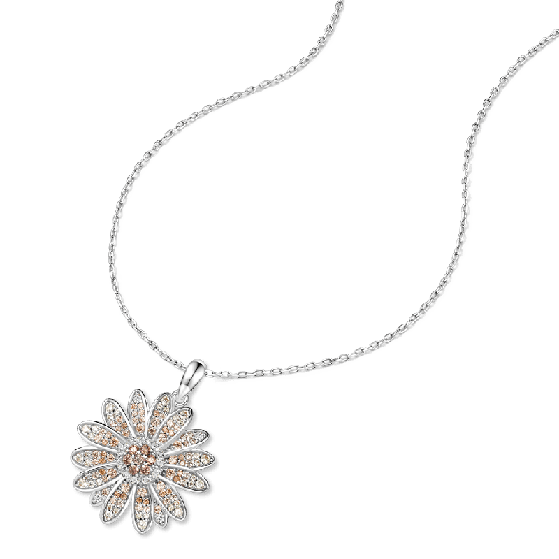Collar Pavé Flor Margarita