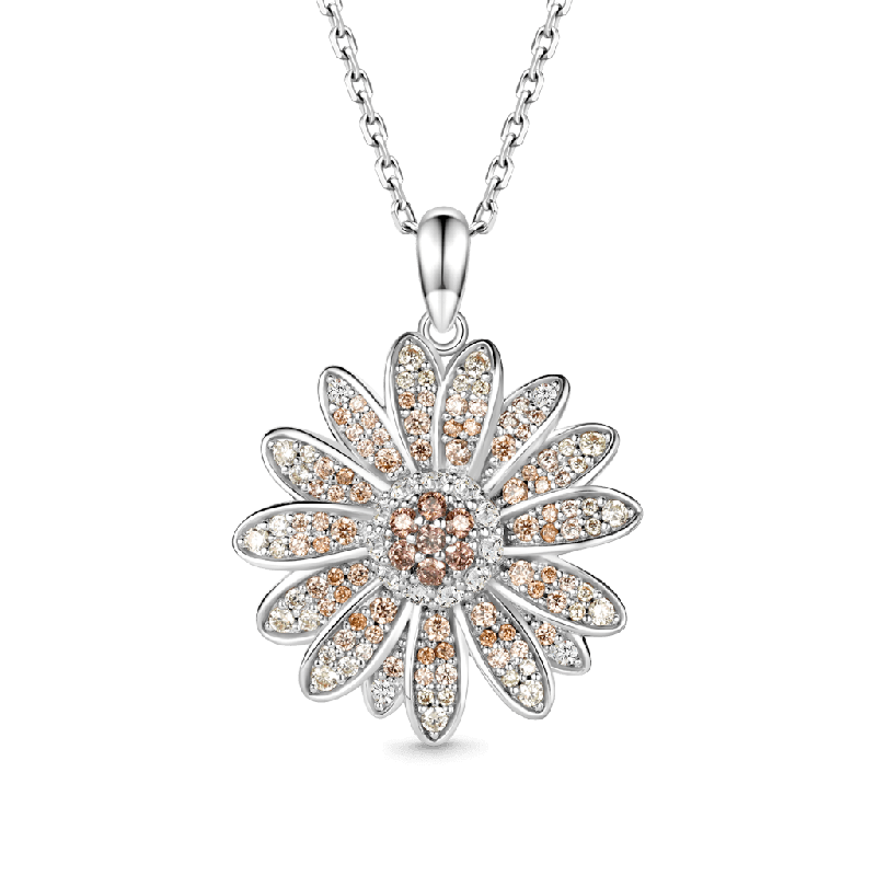 Collar Pavé Flor Margarita