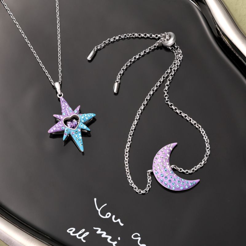Collar Estrella de Ocho Puntas Corazón
