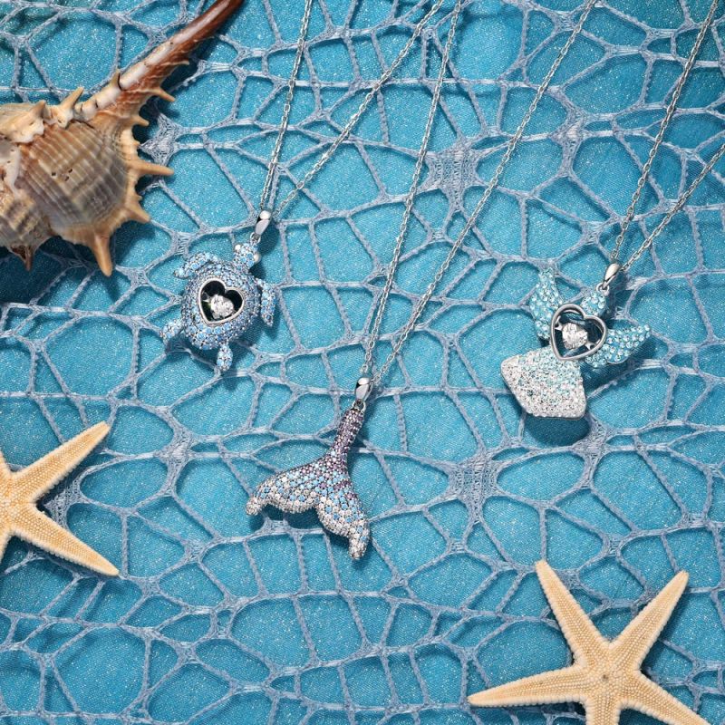 Collar Corazón Danzante Tortuga