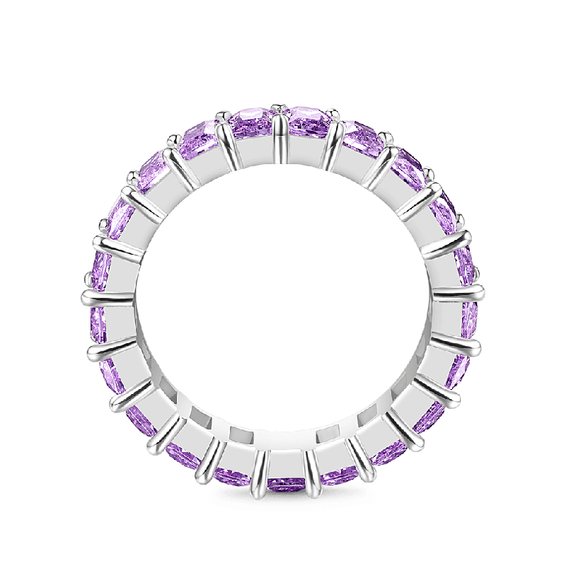 Anillo Eternidad Corte Baguette