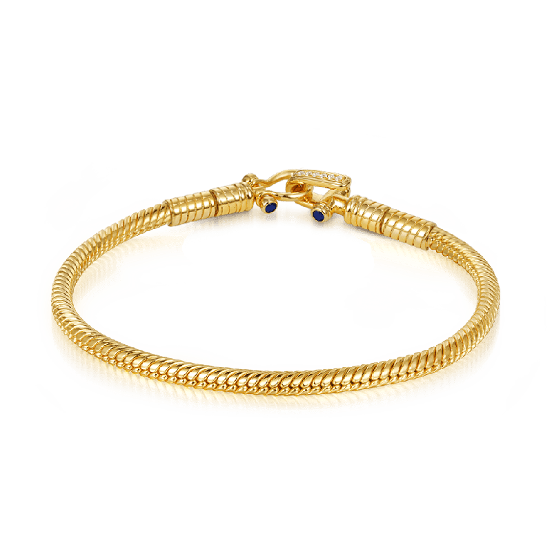 Pulsera de hebilla plegable tipo serpiente