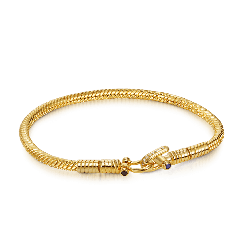 Pulsera de hebilla plegable tipo serpiente