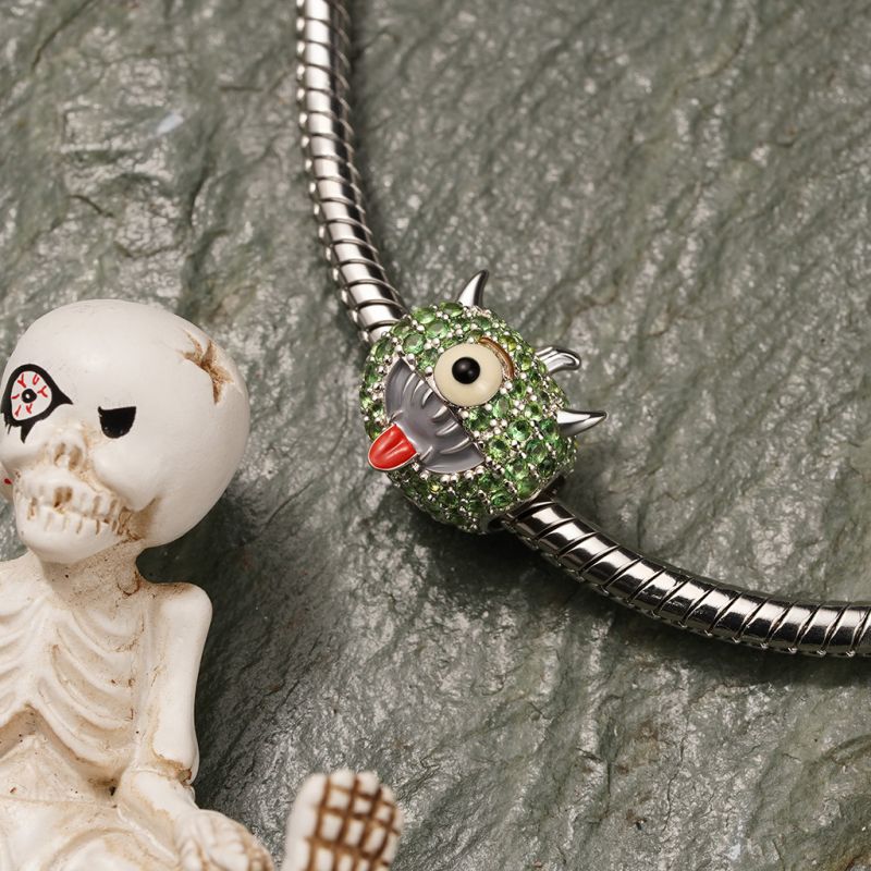 Charm Calabaza de Monstruo de un Solo Ojo