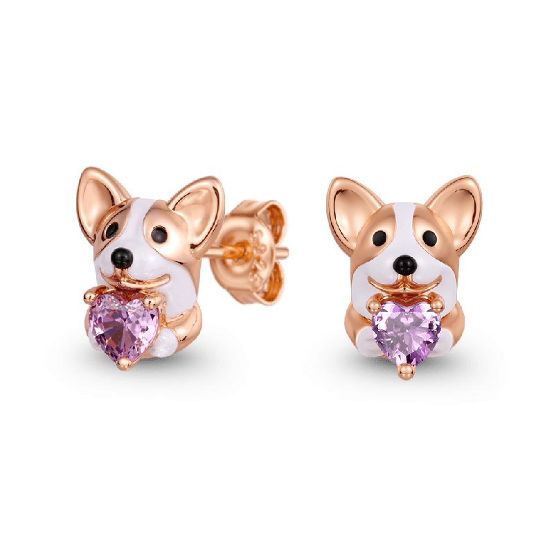 Pendientes Tachuela Corgi