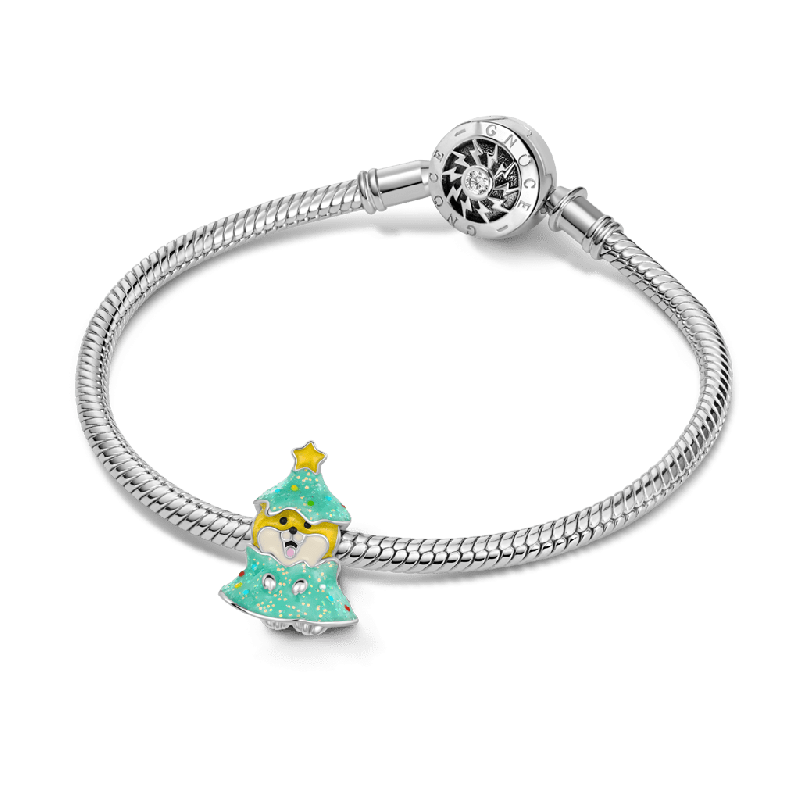Charm Corgi Árbol de Navidad