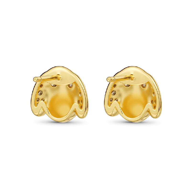 Pendientes Stud Basset Hound