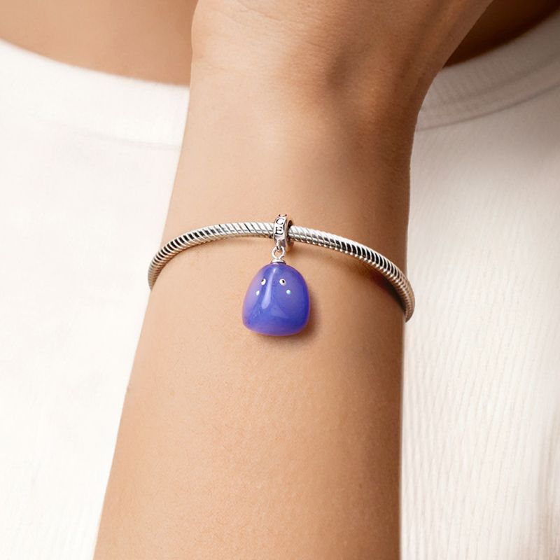 Colgante de Piedra Mascota Azul