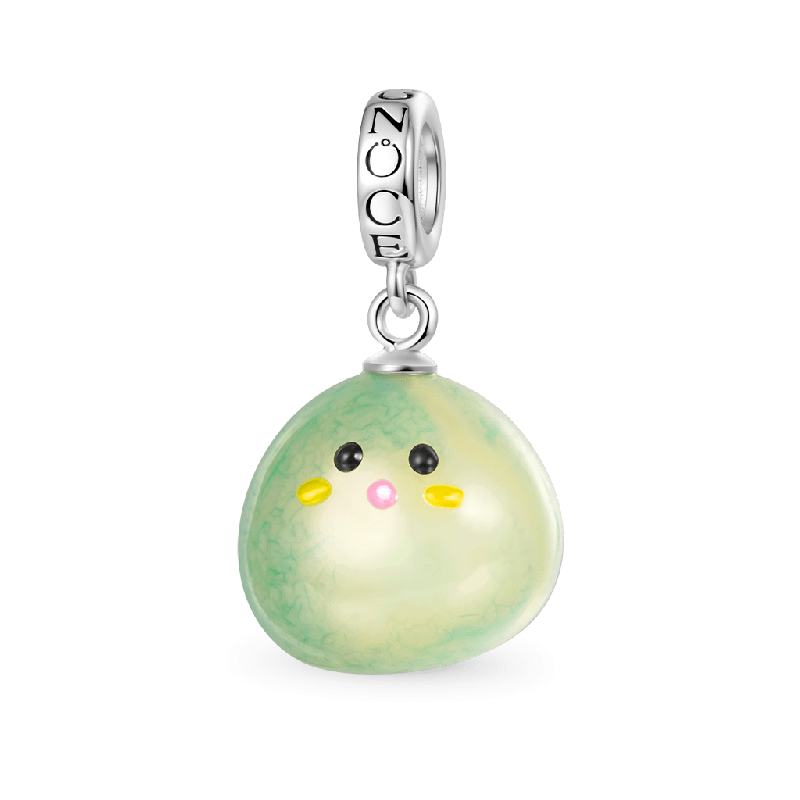 Colgante Piedra Mascota Verde Pastel