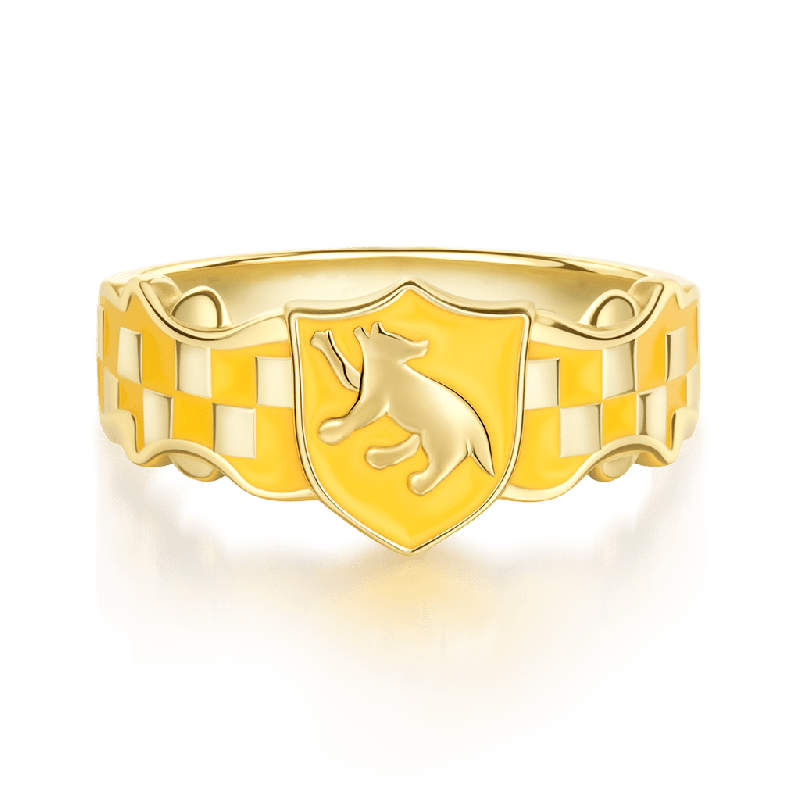 Anillo Banda Tejón Hufflepuff