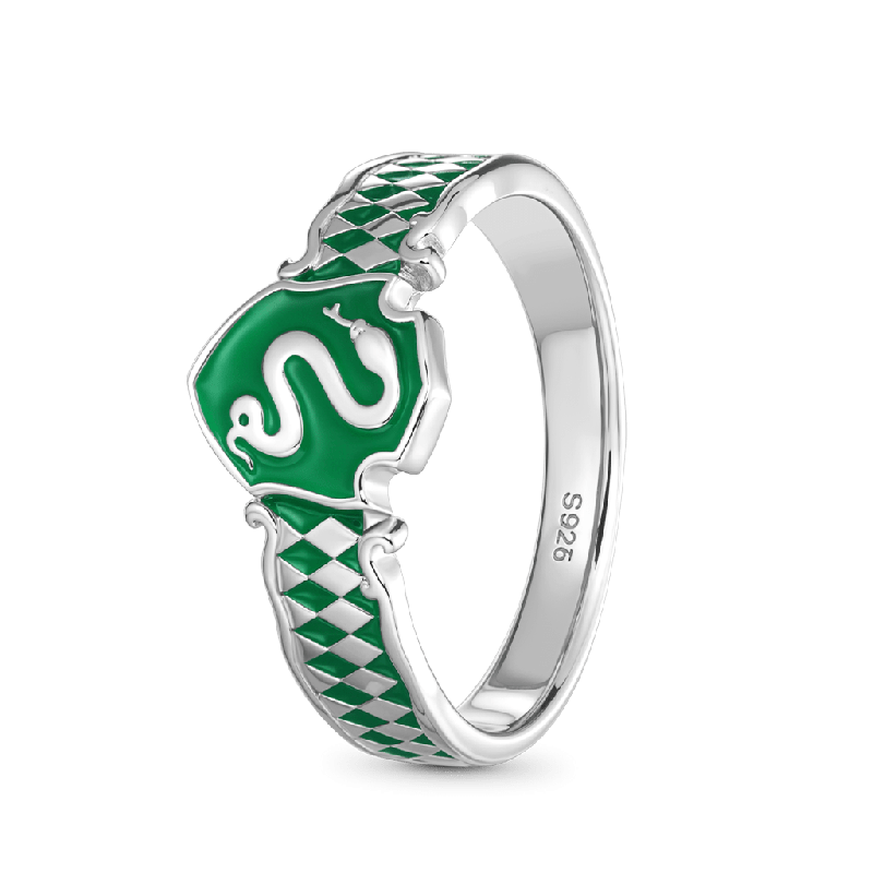 Anillo Banda Serpiente Slytherin