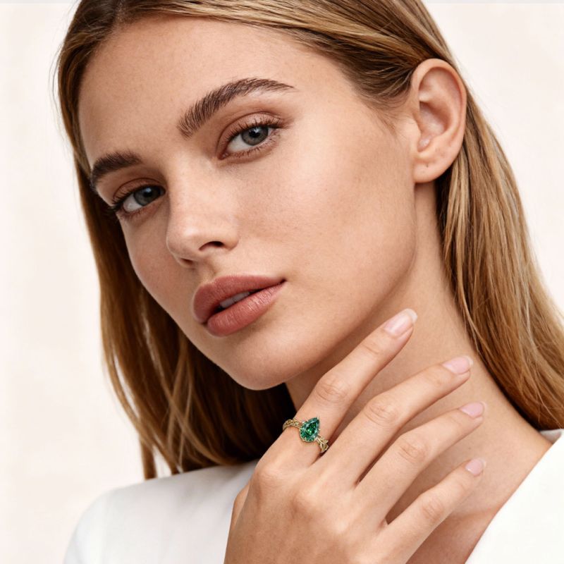 Anillo Rama Corte Perla
