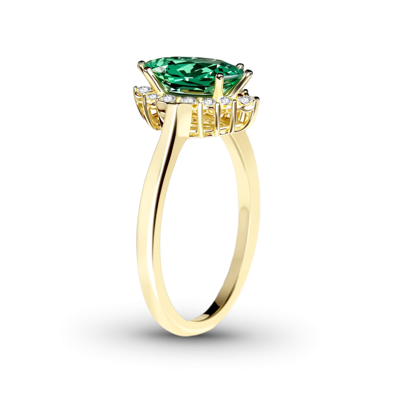 Anillo Compromiso Corte Marquesa