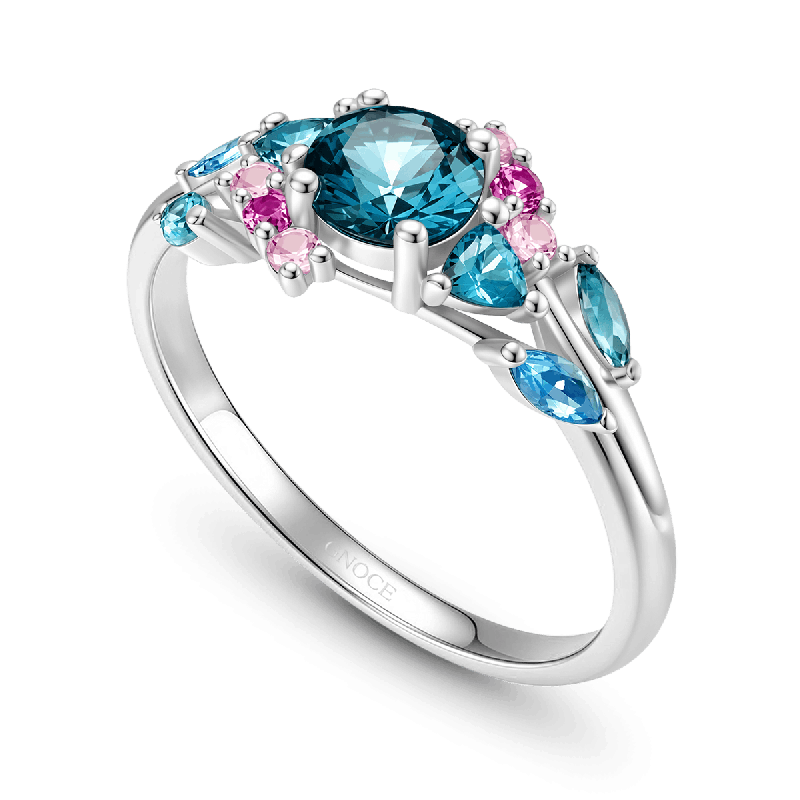Anillo Compromiso Corte Redondo