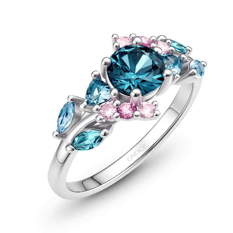 Anillo Compromiso Corte Redondo