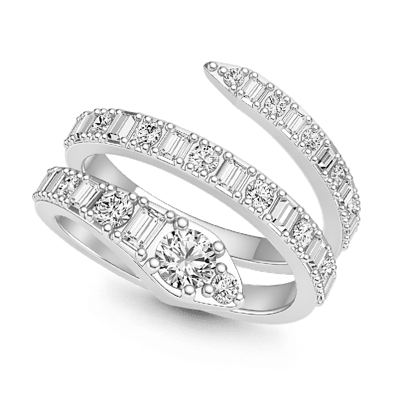 Anillo de envoltura de serpiente enrollada