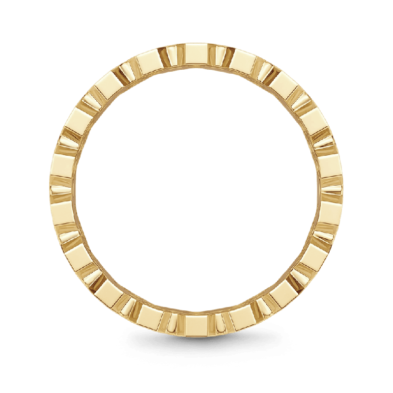 Anillo de filigrana hexagonal en panal