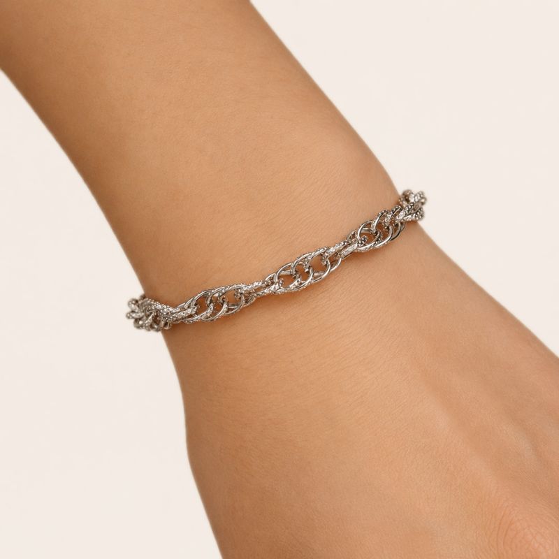 Pulsera de cadena trenzada