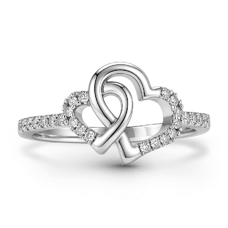 Anillo de Banda del Corazón del Infinito