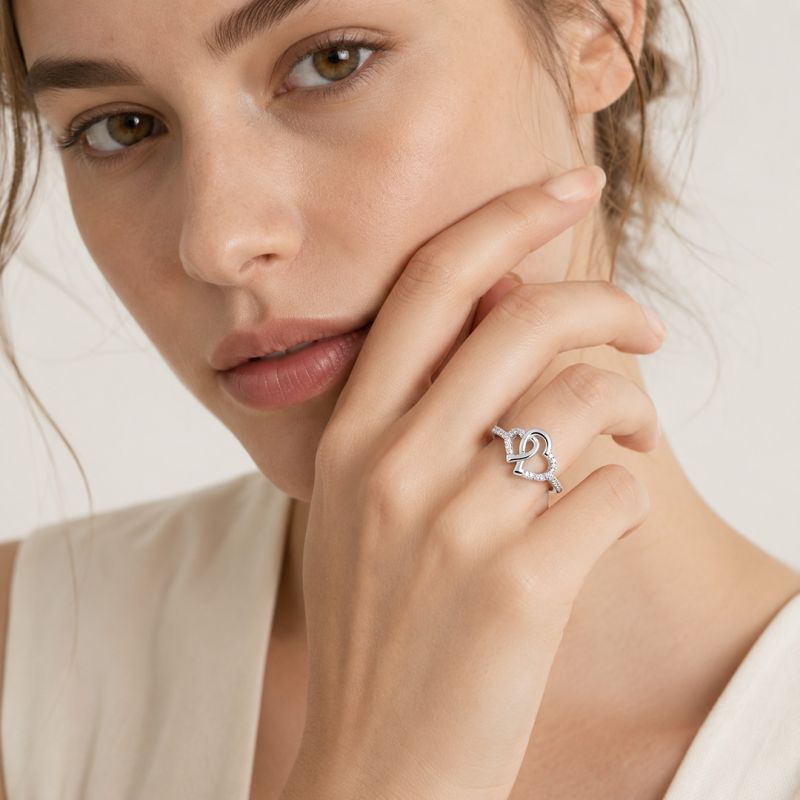 Anillo de Banda del Corazón del Infinito