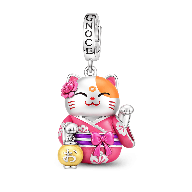 Amuleto colgante Maneki Neko