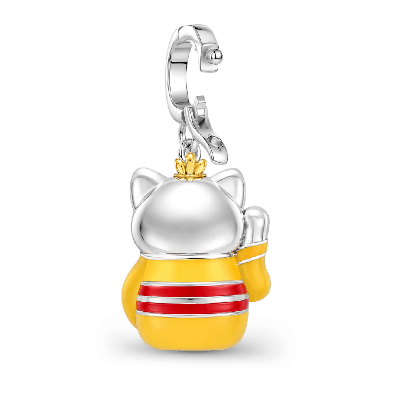 Amuleto colgante del broche de la suerte para gatos