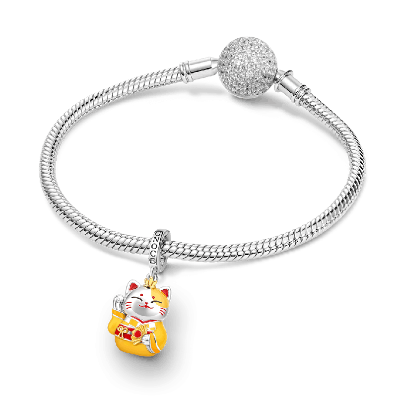 Amuleto colgante del broche de la suerte para gatos
