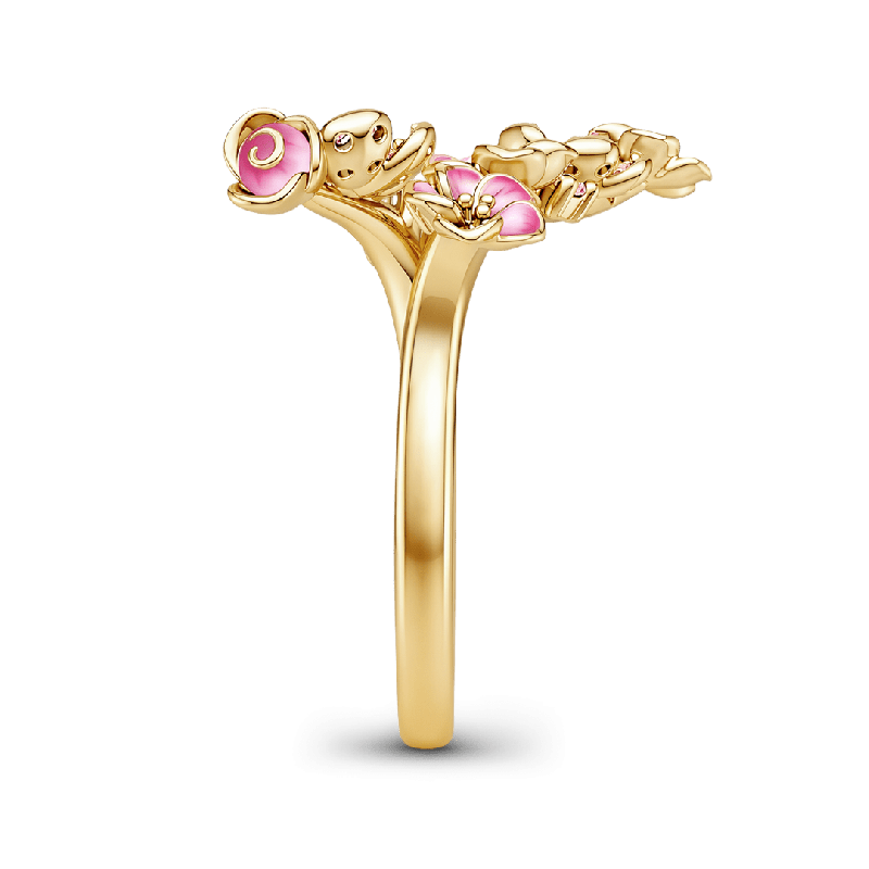 Anillo de Flores Rosas
