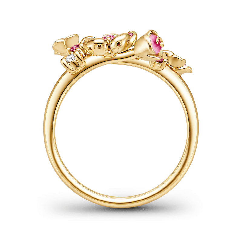 Anillo de Flores Rosas