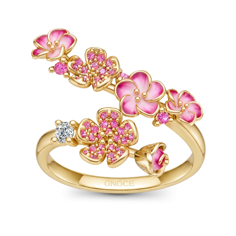 Anillo de Flores Rosas