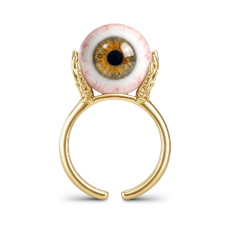 Anillo de Ojo de Mano Esqueleto