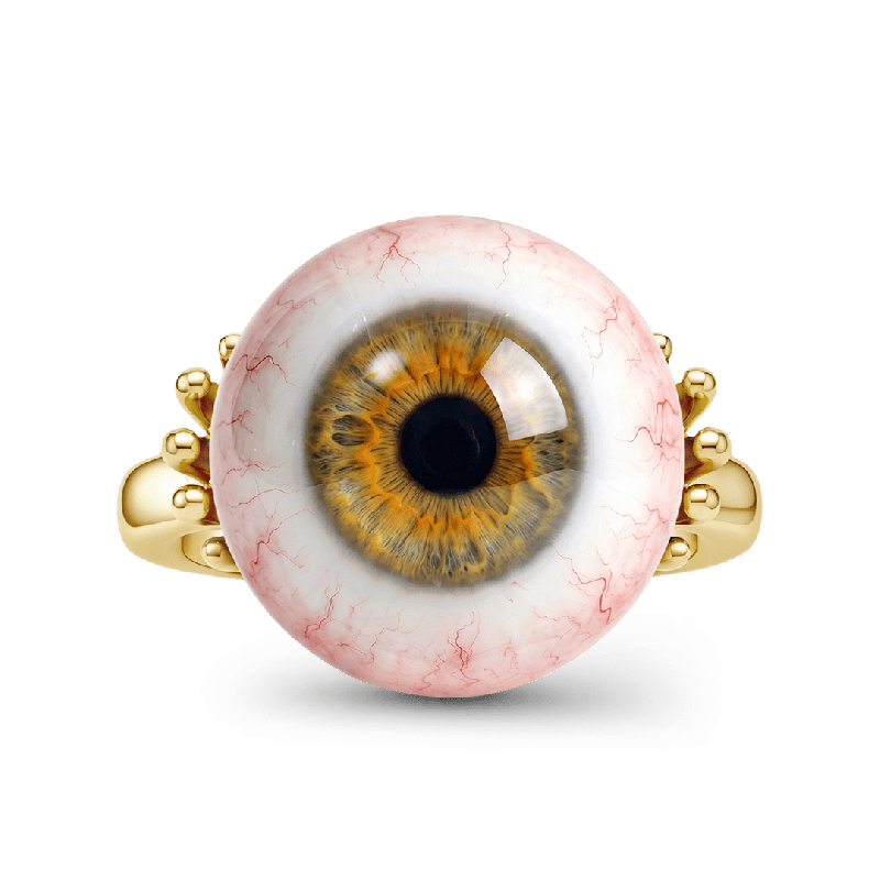 Anillo de Ojo de Mano Esqueleto