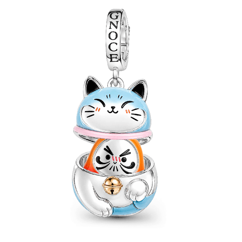 Amuleto colgante del broche de la suerte para gatos