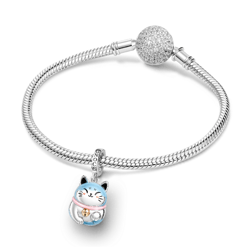 Amuleto colgante del broche de la suerte para gatos