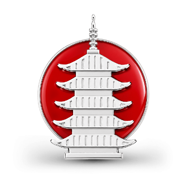 Cuenta de pagoda de cinco plantas