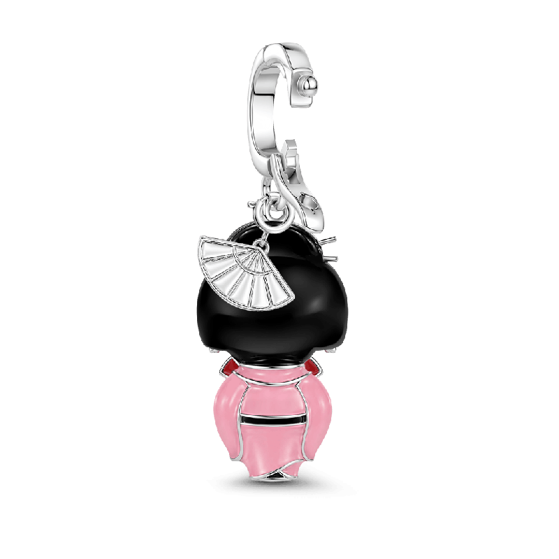 Amuleto colgante del cierre Kokeshi