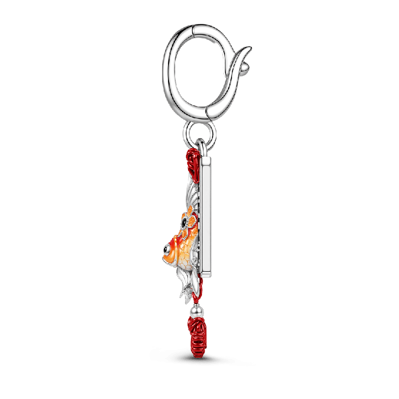 Amuleto colgante de broche japonés para pez koi