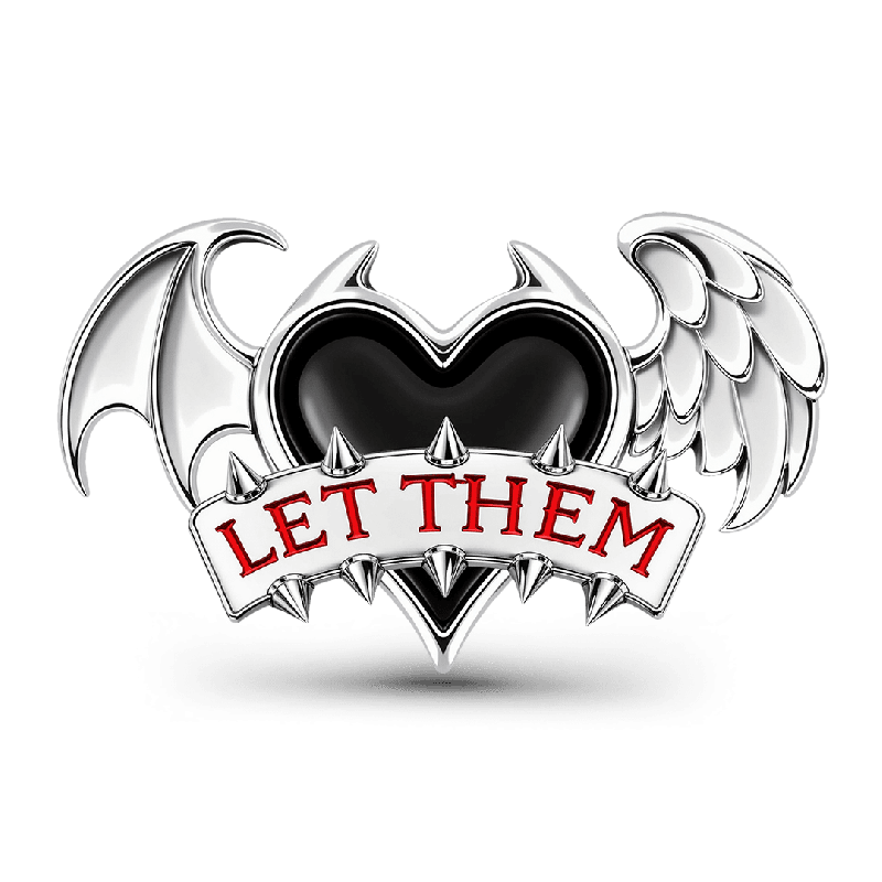 Cuenta Ala de Demonio Ángel Corazón Punk