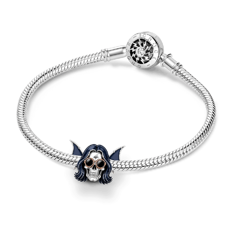 Cuenta de calavera de estrella punk de Halloween