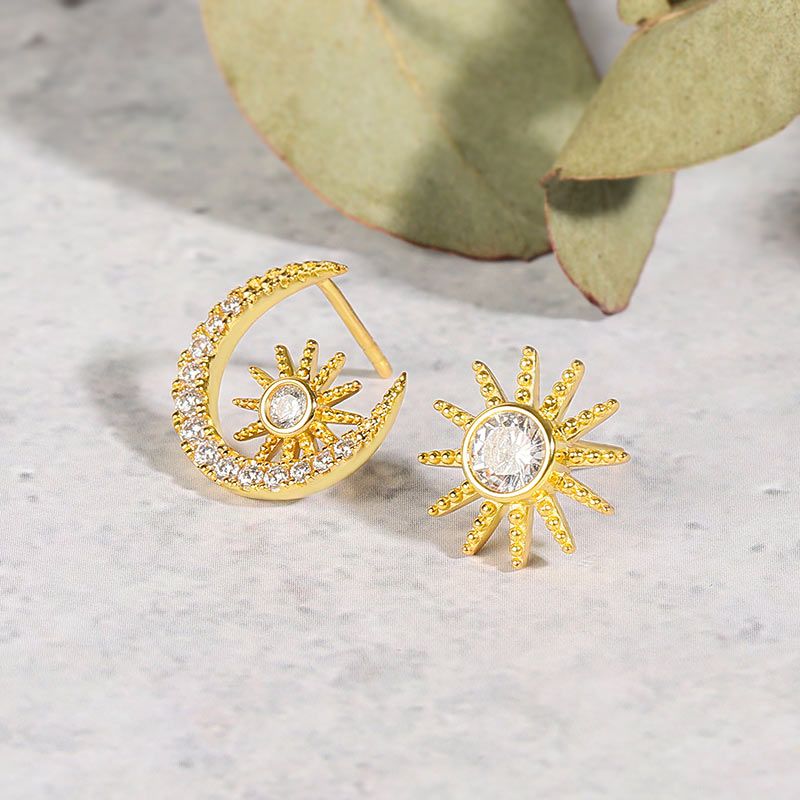 Aretes Estrella y Luna