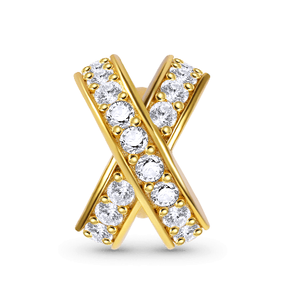 Charm Colgante en forma de X