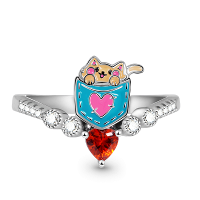 Anillo en V de Gato de Bolsillo