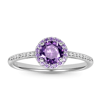 Anillo Redondo Púrpura
