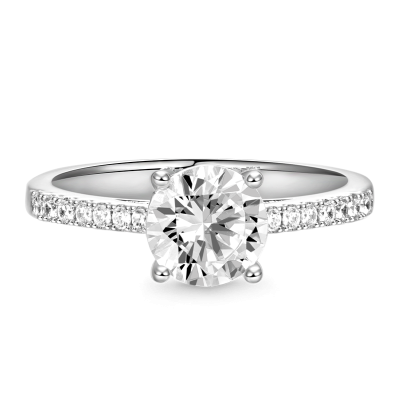 Anillo Solitario Redondo